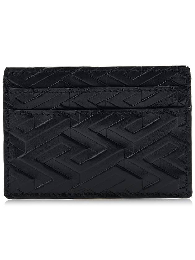 La Greca Signature Card Wallet Black - VERSACE - BALAAN 2