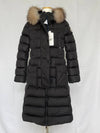 Khloe Fox Fur Long Padding Black - MONCLER - BALAAN 4