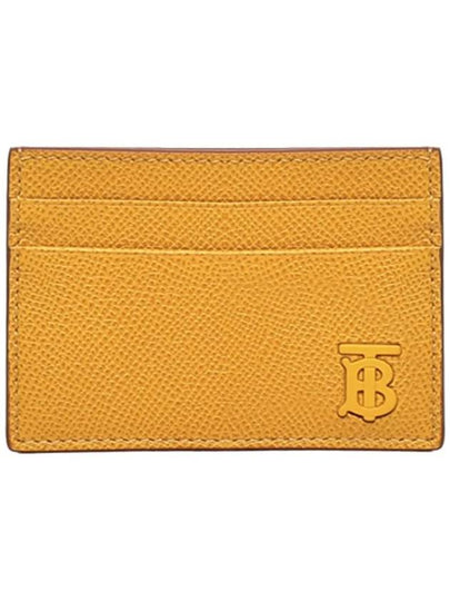 TB Grainy Leather Card Wallet Marigold - BURBERRY - BALAAN 2