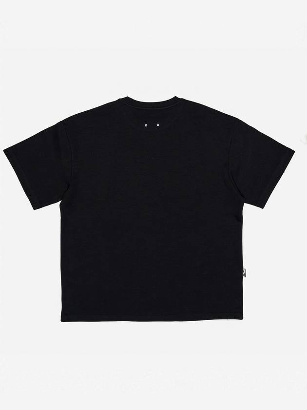 Double cloth ROSE T shirts BLACK - IMIRK - BALAAN 3