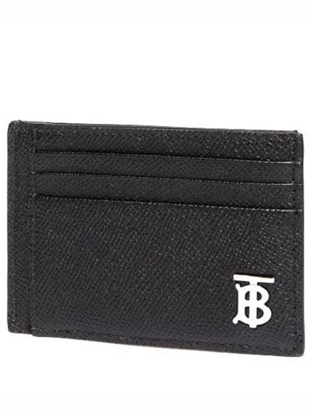 Grainy leather money clip card case men s wallet - BURBERRY - BALAAN 1