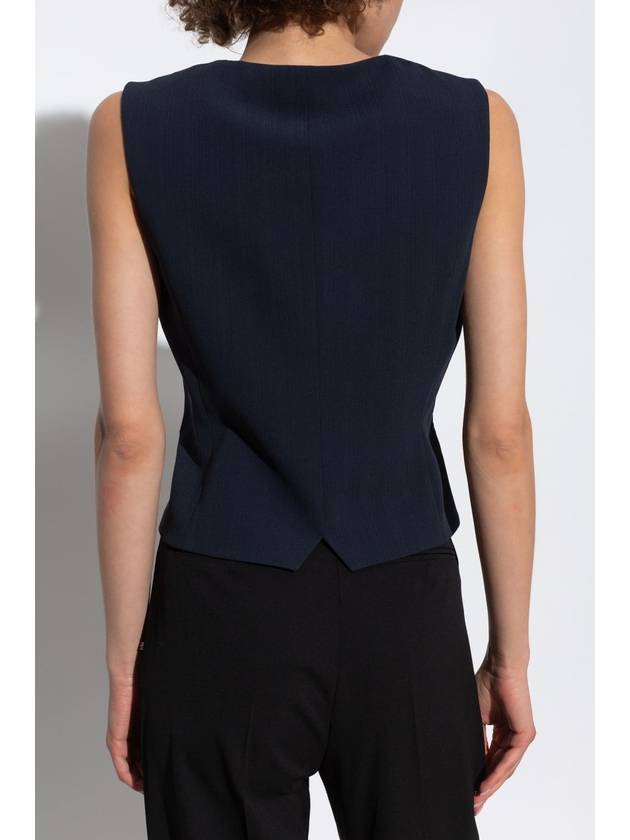 Theory Ribbed Vest, Women's, Navy Blue - THEORY - BALAAN 4