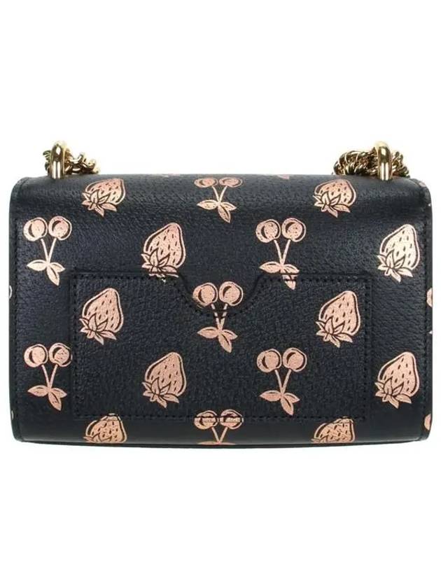 Padlock Berry Small Shoulder Bag Black - GUCCI - BALAAN 5