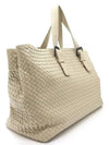 Ivory Beige Tote Bag - BOTTEGA VENETA - BALAAN 3