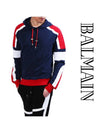 Drawstring Cotton Hoodie - BALMAIN - BALAAN 1