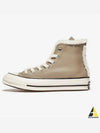 Chuck 70 Leather Fur Sherpa Vintage Cargo A12450C - CONVERSE - BALAAN 2