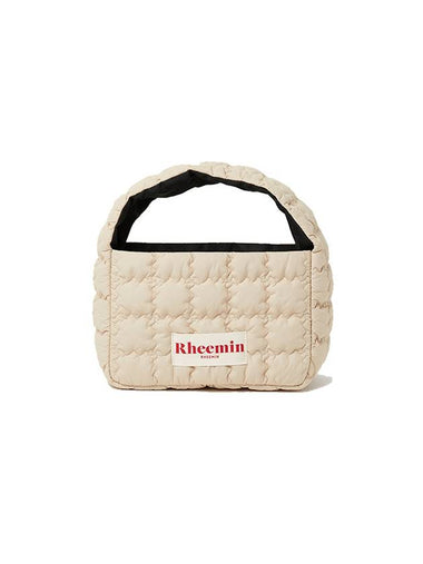 Biscuit Quilted Big Nugget Tote Bag Beige - RHEEMIN - BALAAN 1