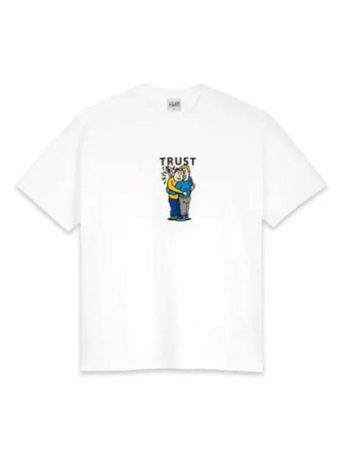 POLAR Trust Short Sleeve T Shirt White - POLAR SKATE CO. - BALAAN 1