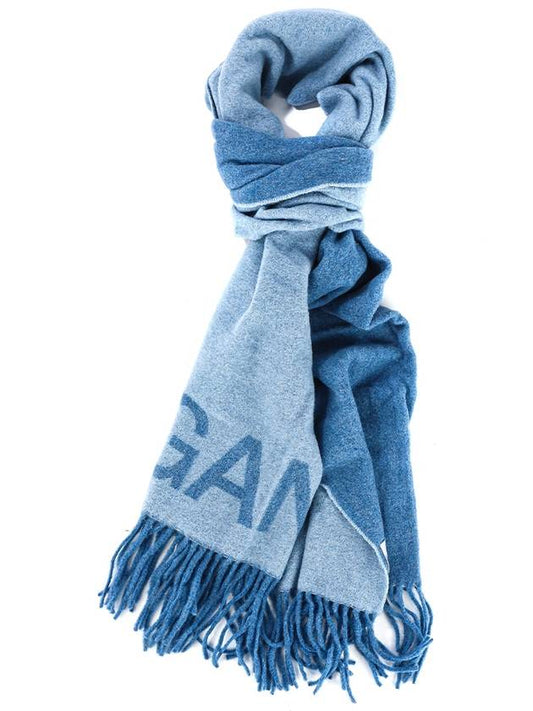 Women's Muffler A5510 LIGHT BLUE VINTAGE - GANNI - BALAAN 1