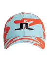 Women's Arlene Embroidered Logo Ball Cap Orange Blue - J.LINDEBERG - BALAAN 1