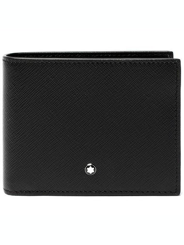 Sartorial 2 View Pocket 6CC Half Wallet Black - MONTBLANC - BALAAN 1