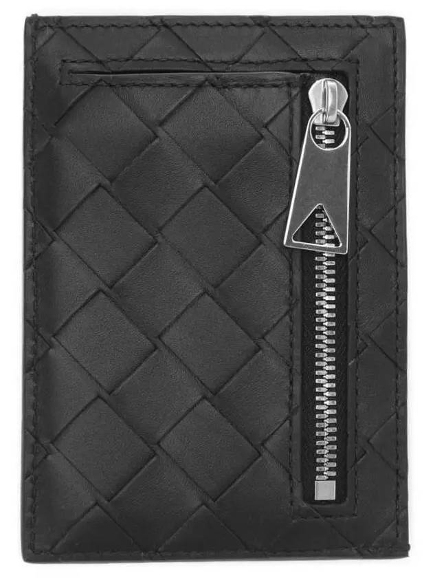 Intrecciato Card Wallet Black - BOTTEGA VENETA - BALAAN 4