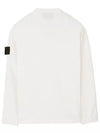 Wappen Patch Crew Neck Knit Top Ivory - STONE ISLAND - BALAAN 3