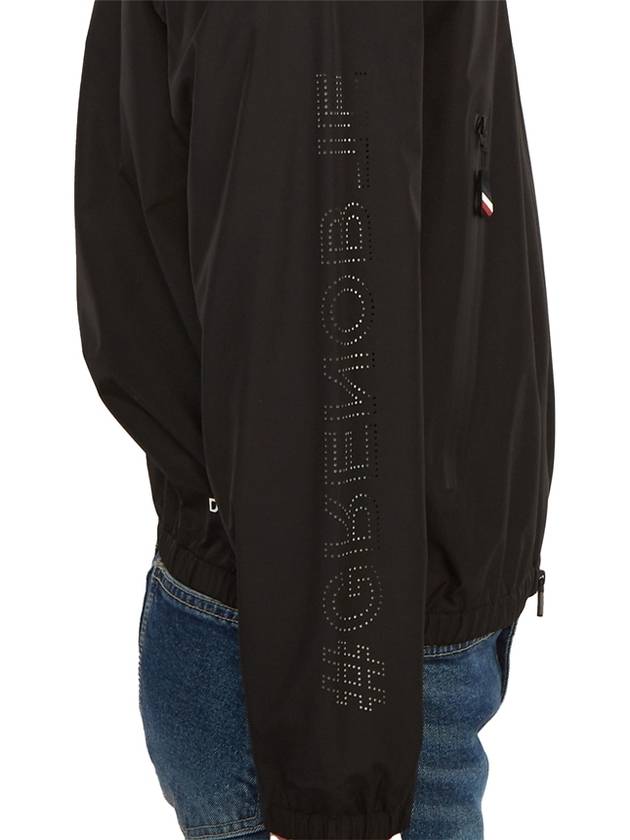 Grenoble Vieille Zip-Up Jacket Black - MONCLER - BALAAN 10