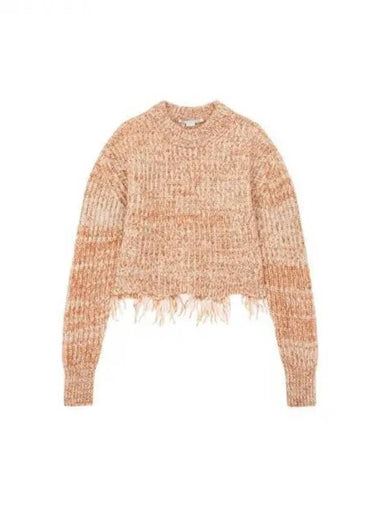 Tweedy fringe hem knit brick 271925 - STELLA MCCARTNEY - BALAAN 1