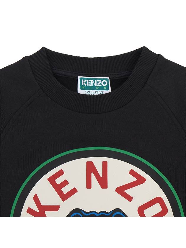 Kids brushed sweatshirt K60582 095 6A12A Adults can wear - KENZO - BALAAN 3