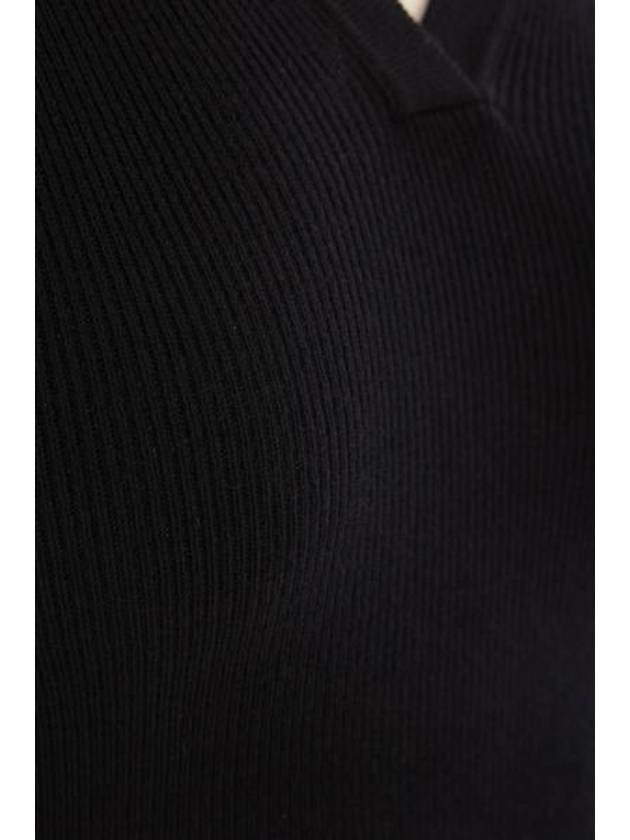 ORB Polo Cashmere Knit Top Black - VIVIENNE WESTWOOD - BALAAN 6