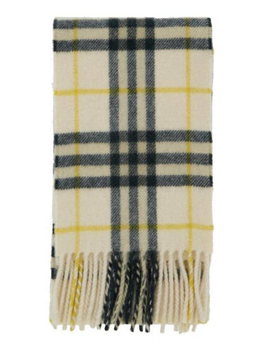 checked fringe scarf - BURBERRY - BALAAN 1