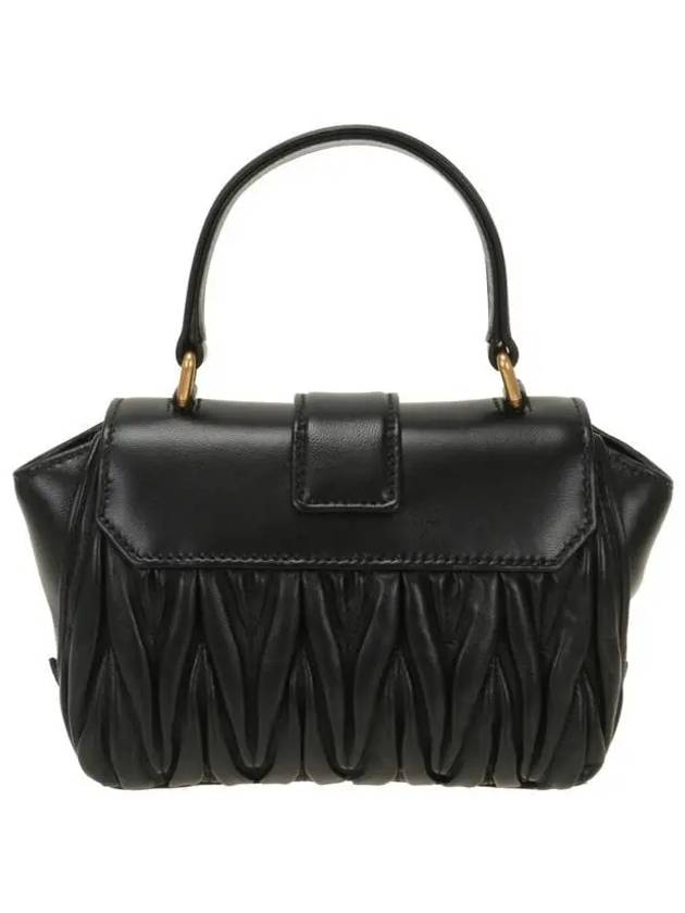 Materasse Nappa Leather Mini Shoulder Bag Black - MIU MIU - BALAAN 4