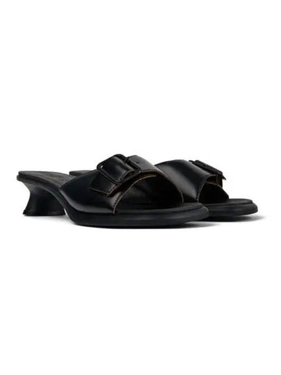 Dina Leather Sandal Heels Black - CAMPER - BALAAN 2