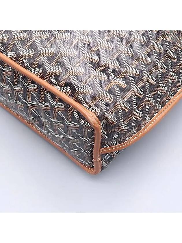 Black tan PVC ANJOU MINI double sided shoulder bag auxiliary pouch - GOYARD - BALAAN 4