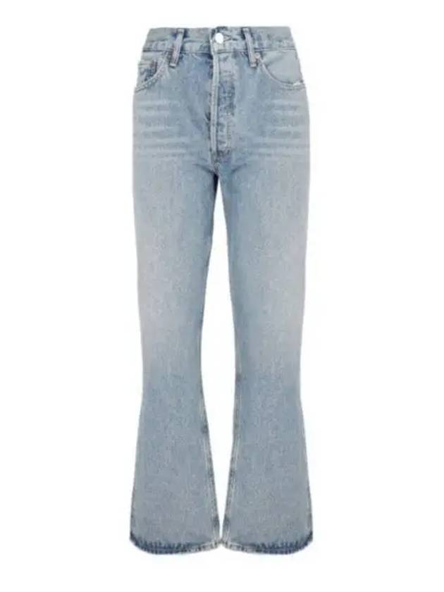 High-waist Denim Relax Fit Flared Jeans Blue - AGOLDE - BALAAN 2