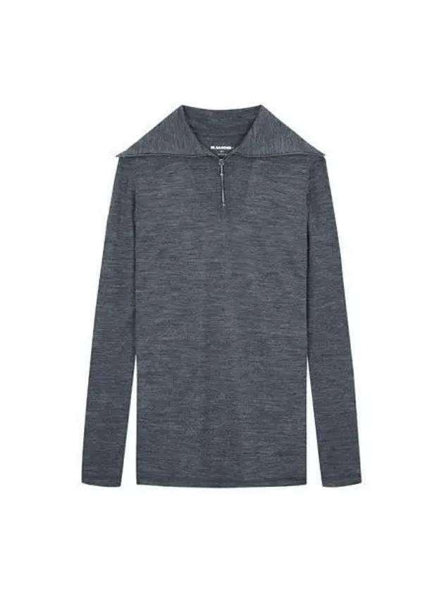 T shirt women high neck long sleeve natural - JIL SANDER - BALAAN 1