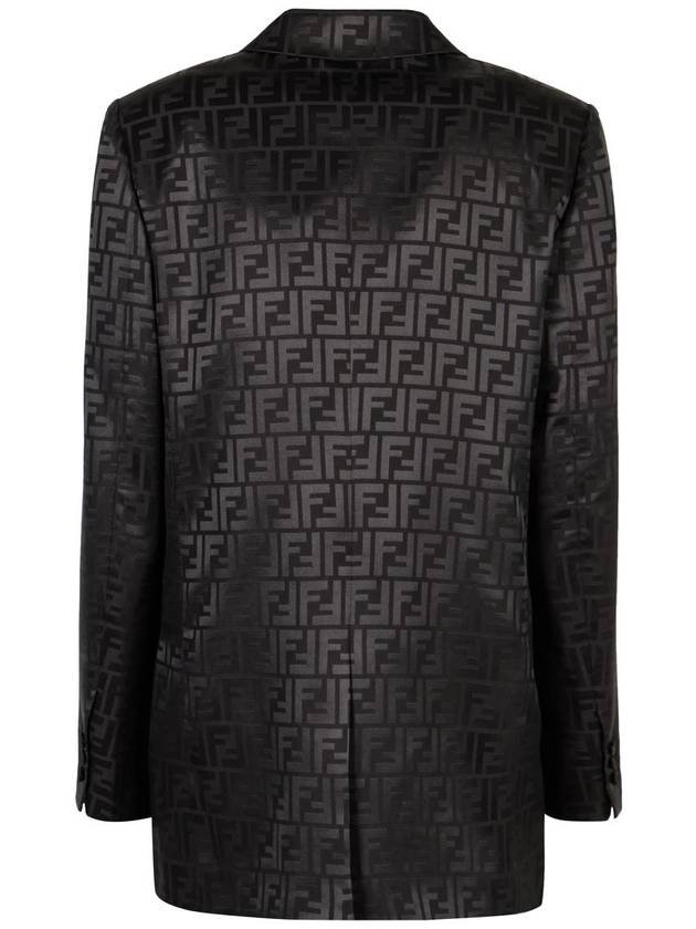 Fendi Silk Double-Breast Blazer - FENDI - BALAAN 2