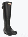 Tall Back Adjustable Wellington Rain Boots Black - HUNTER - BALAAN 2