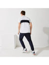 Men's Mesh Panel Logo Track Pants Navy Blue - LACOSTE - BALAAN 5