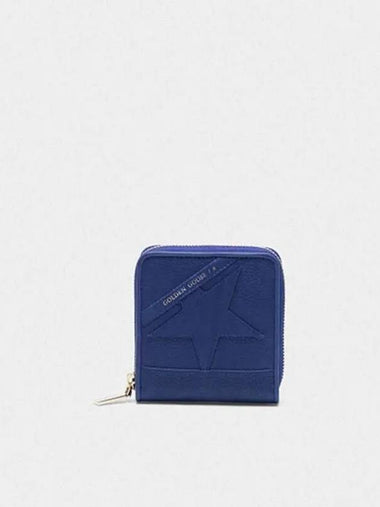 KOREA Women s Star Medium Zipper Wallet G36WA883 A4 Blue 271945 - GOLDEN GOOSE - BALAAN 1