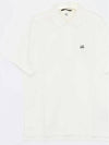 1020 Jersey Polo Shirt White - CP COMPANY - BALAAN 3