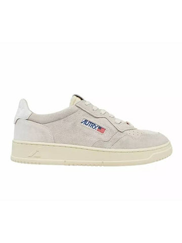 Men's Medalist Low Leather Sneakers Cream - AUTRY - BALAAN 1