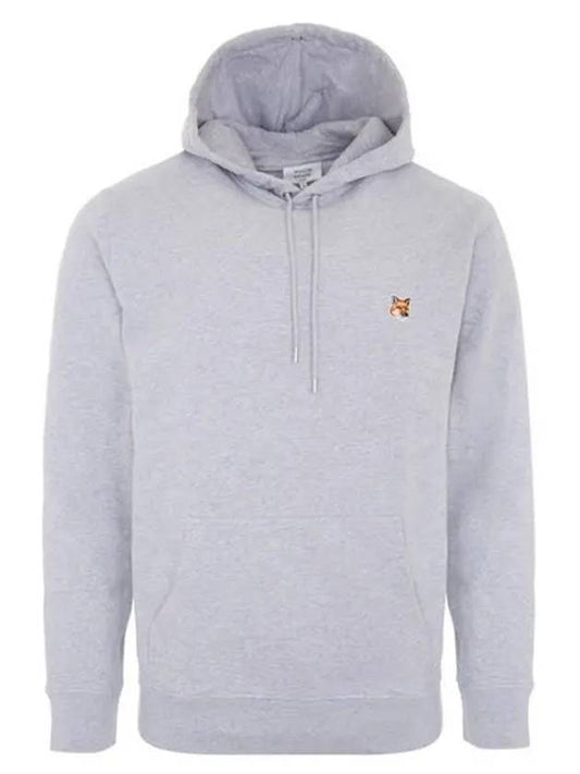 Fox Head Patch Regular Hoodie Grey - MAISON KITSUNE - BALAAN 2