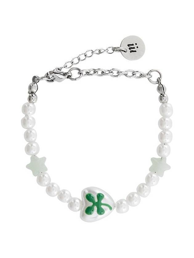 Lucky Star Pearl Bracelet White - MSKN2ND - BALAAN 1
