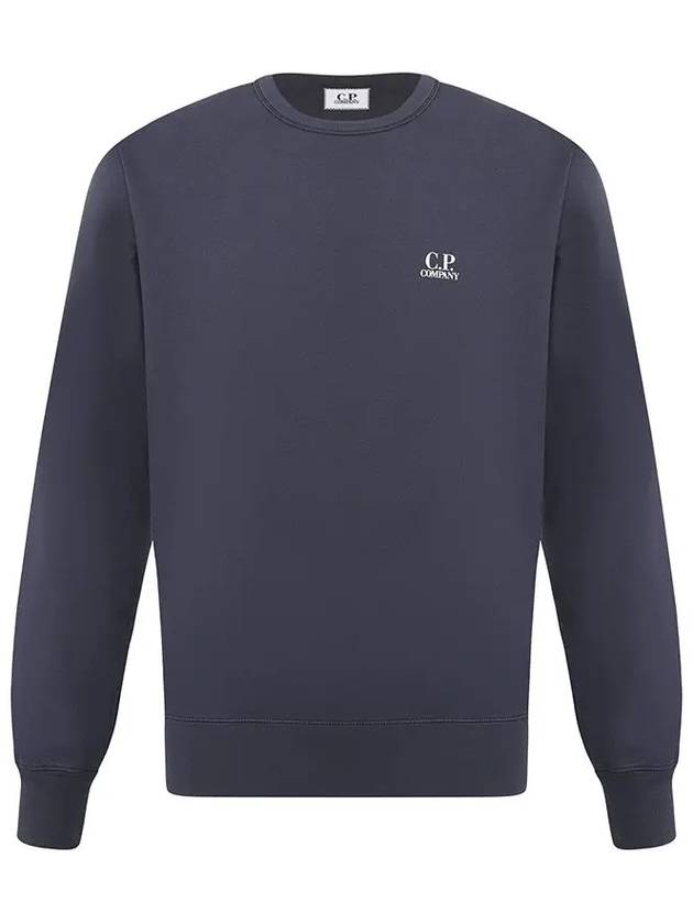 Men's Basic Crew Neck Garment Dye Sweatshirt Navy - CP COMPANY - BALAAN 2