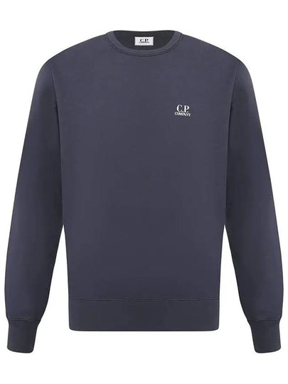 Men's Basic Crew Neck Garment Dye Sweatshirt Navy - CP COMPANY - BALAAN 2