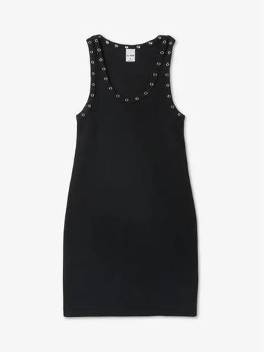 REDONE Eyelet Tank Dress Black 08111WTNKDRSBL - RE/DONE - BALAAN 1