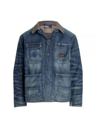 Pocket Denim Jacket Blue - POLO RALPH LAUREN - BALAAN 2