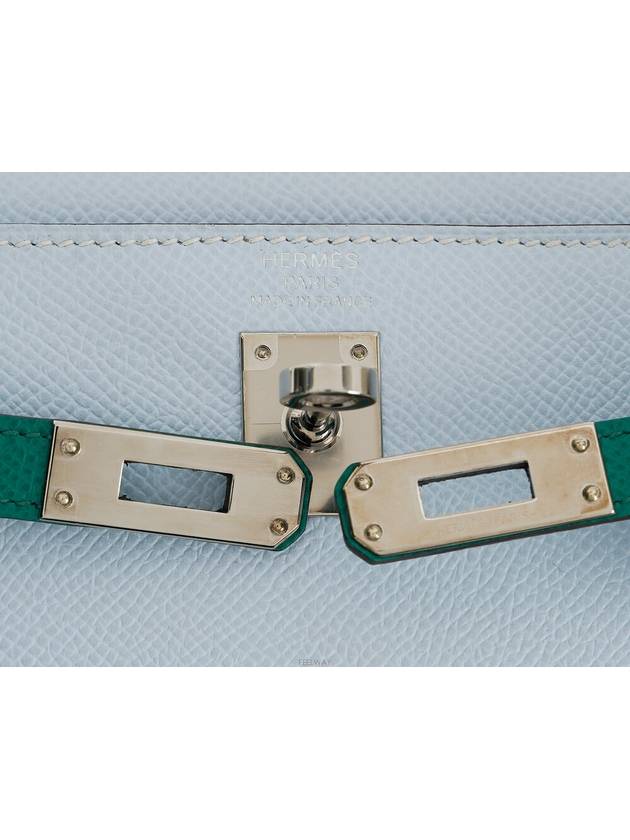 Celie Kelly 25 Tri Color Blue Broomebert Jade Gold Silver Plated Z 74533 - HERMES - BALAAN 6