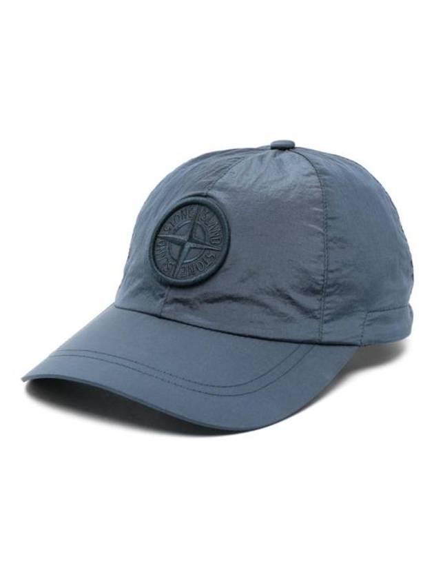 Logo Nylon Metal 6-Panel Ball Cap Navy - STONE ISLAND - BALAAN 2