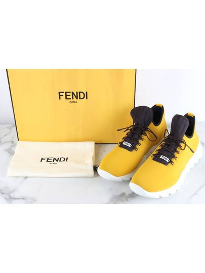 Men s Logo Fabric Sneakers 9 Domestic 280 - FENDI - BALAAN 2