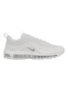 Air Max 97 Low Top Sneakers Triple White Wolf Grey - NIKE - BALAAN 1