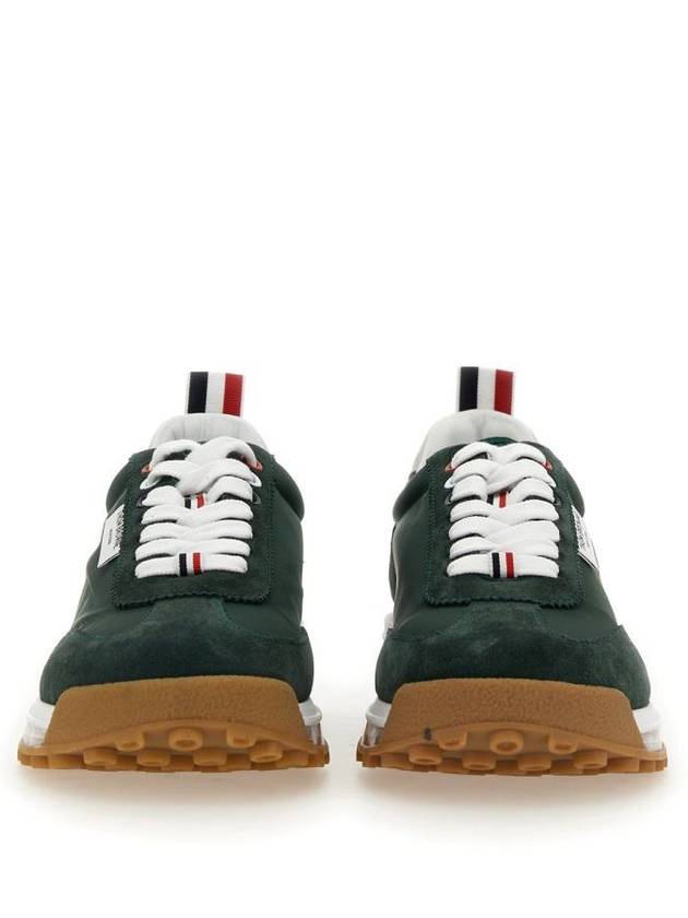 Clear Sole Tech Runner Low Top Sneakers Green - THOM BROWNE - BALAAN 6