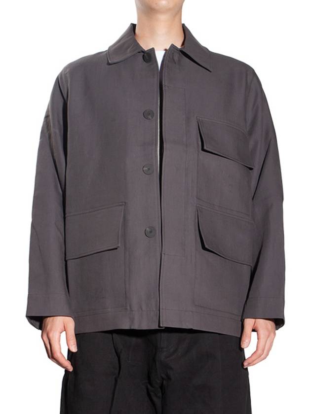 Gus multi pocket cotton jacket gray - STUDIO NICHOLSON - BALAAN 2