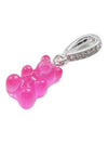 Nostalgia Bear Pendant Lollipop Silver - CRYSTAL HAZE - BALAAN 3