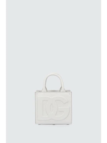 Logo Daily Small Tote Bag White - DOLCE&GABBANA - BALAAN 1