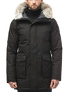 Yves Hooded Fur Padded Parka Black - NOBIS - BALAAN 2