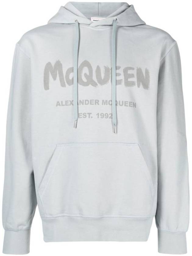 Men's Graffiti Popover Dove Grey - ALEXANDER MCQUEEN - BALAAN 2