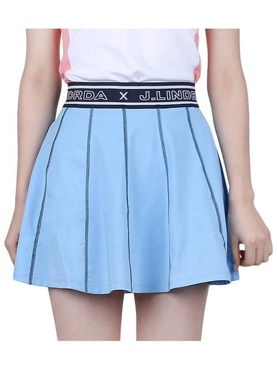 Women's NK x JL Golf Skirt Blue - J.LINDEBERG - BALAAN 2